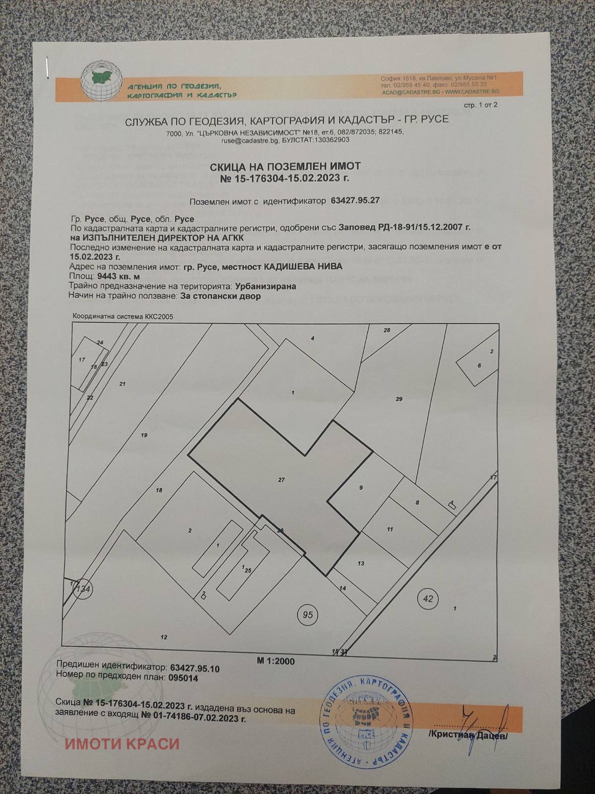 Продава ПАРЦЕЛ, гр. Русе, Здравец Изток, снимка 6 - Парцели - 54907482