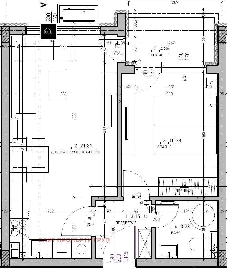 Продава 2-СТАЕН, гр. София, Малинова долина, снимка 2 - Aпартаменти - 48568484