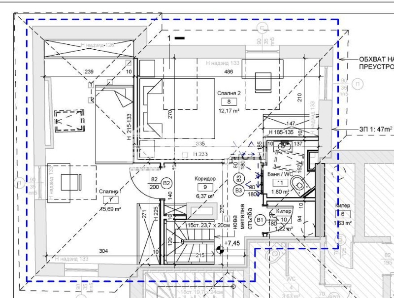 In vendita  1 camera da letto Plovdiv , Tsentar , 72 mq | 68268721 - Immagine [10]
