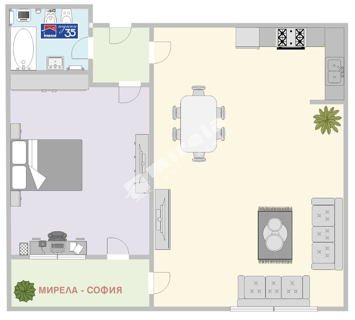 Продава 2-СТАЕН, гр. София, Дървеница, снимка 15 - Апартаменти - 53727508