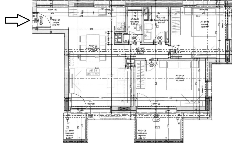 Продава 3-СТАЕН, гр. София, 7-ми 11-ти километър, снимка 8 - Aпартаменти - 46982829