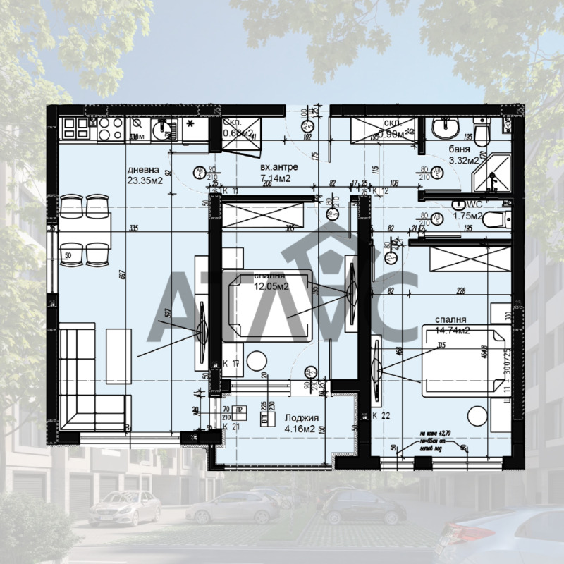 Продава 3-СТАЕН, град Пловдив, Христо Смирненски • 115500 € / 225898.36 лв. • 90290540 1