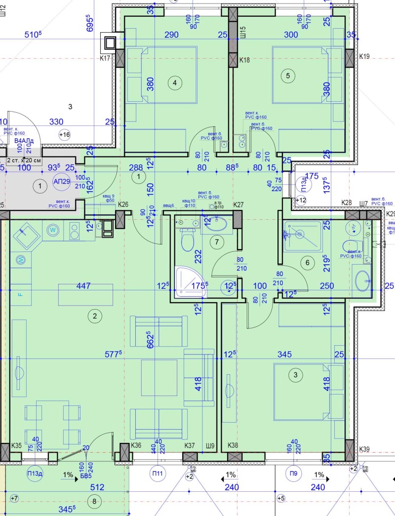 Продава МНОГОСТАЕН, гр. Русе, Широк център, снимка 1 - Aпартаменти - 47560794