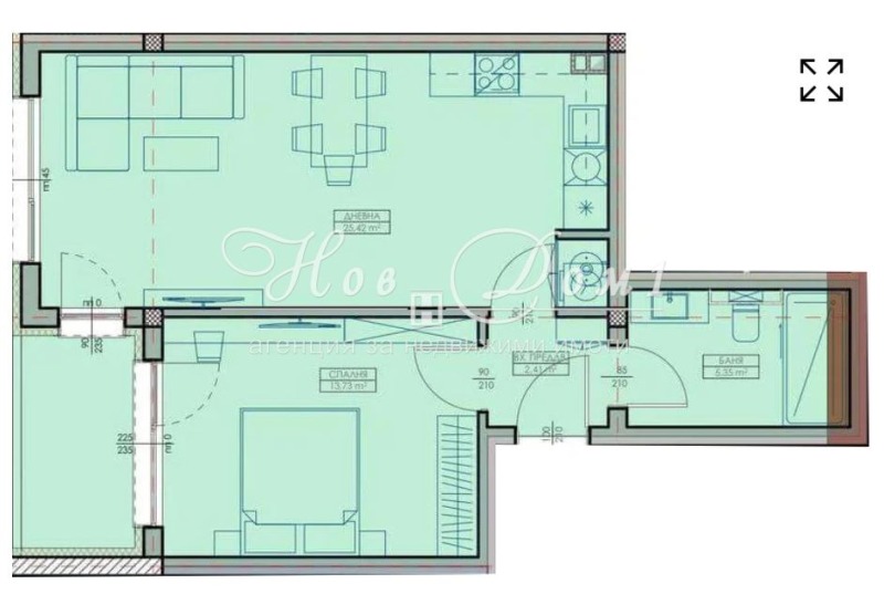 Продава 2-СТАЕН, гр. Варна, Възраждане 1