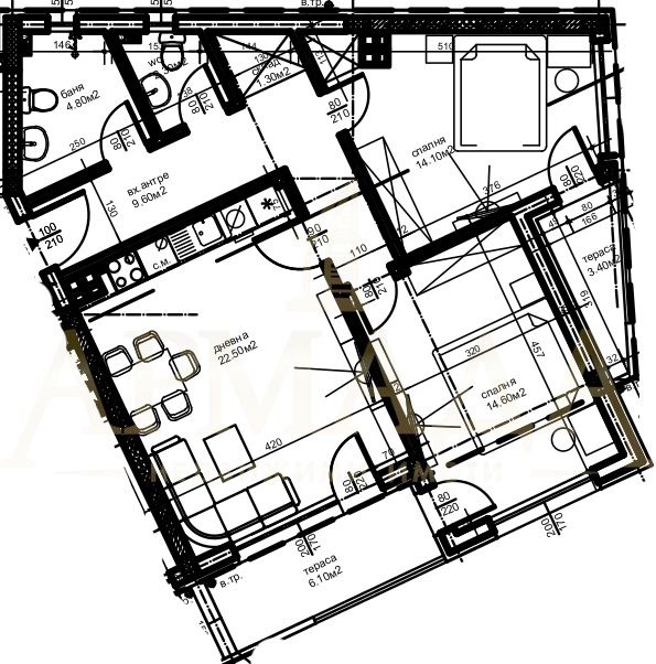 Продава 3-СТАЕН, гр. Пловдив, Кючук Париж, снимка 2 - Апартаменти - 53021365