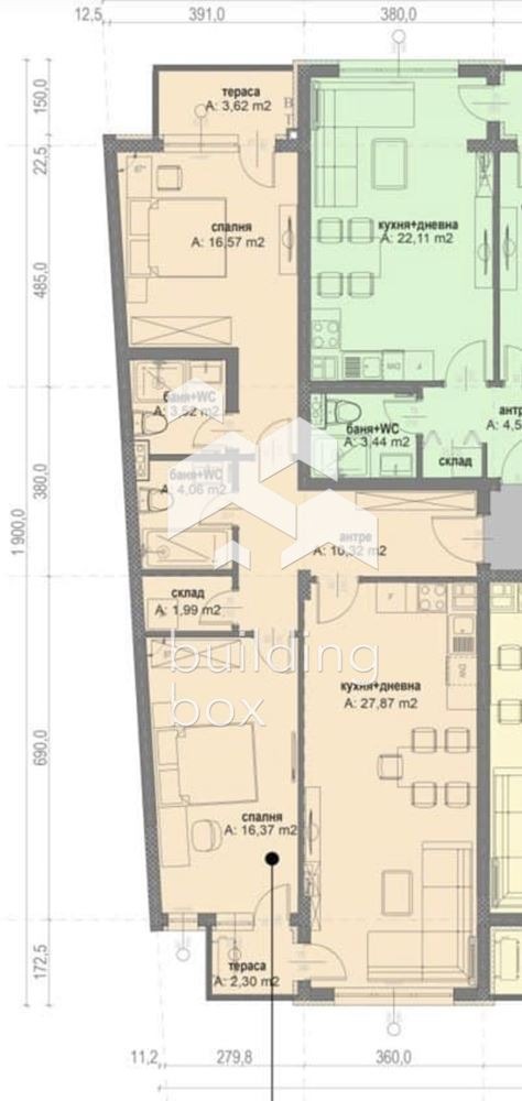 Продава 3-СТАЕН, гр. София, Овча купел, снимка 12 - Апартаменти - 54847386