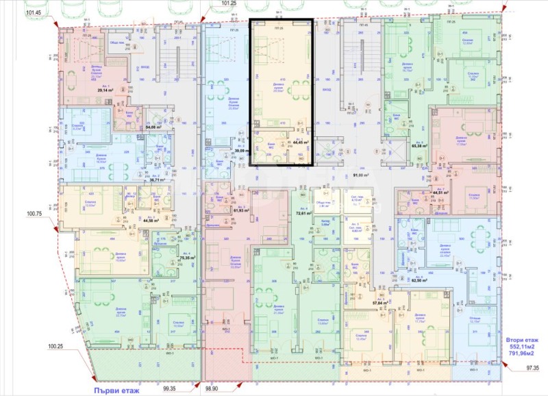 À venda  Estúdio Varna , Vazrajdane 1 , 54 m² | 55660889 - imagem [2]