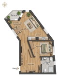 Продава  2-стаен област Бургас , к.к. Слънчев бряг , 84 кв.м | 53824841 - изображение [13]