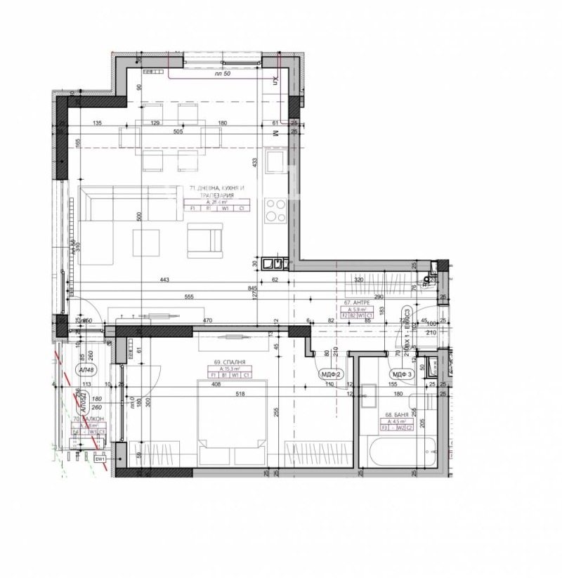 For Sale  1 bedroom Sofia , Manastirski livadi , 85 sq.m | 42407856 - image [5]