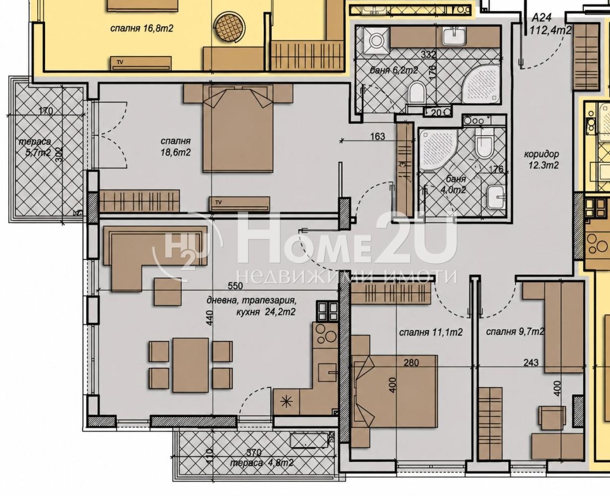 Продава 4-СТАЕН, гр. Варна, Бриз, снимка 14 - Апартаменти - 56082388