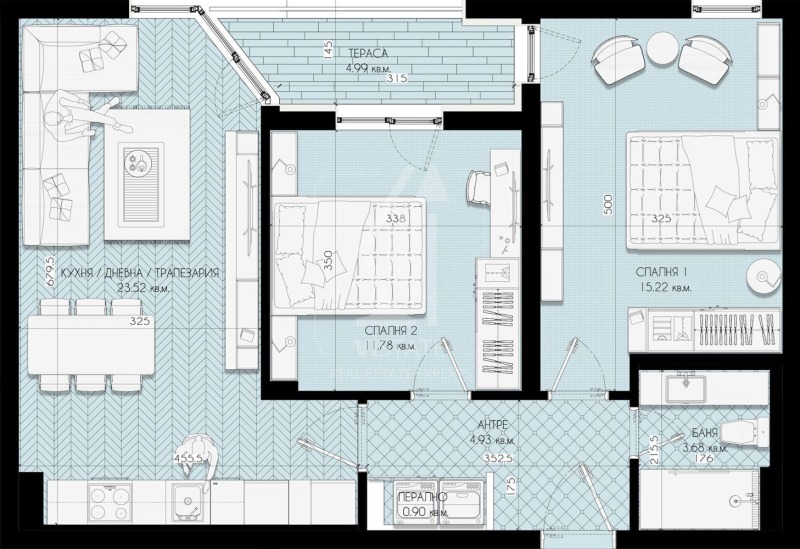 Продава 3-СТАЕН, гр. София, Люлин 5, снимка 7 - Aпартаменти - 49530326