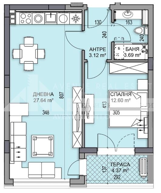 Продава  2-стаен град Пловдив , Гагарин , 71 кв.м | 51962175 - изображение [2]