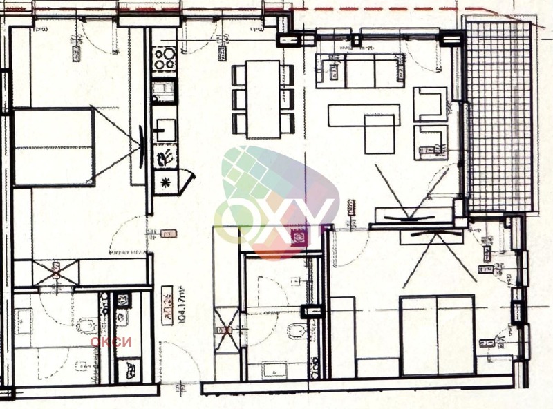 À vendre  2 chambres Sofia , Krastova vada , 123 m² | 66563731