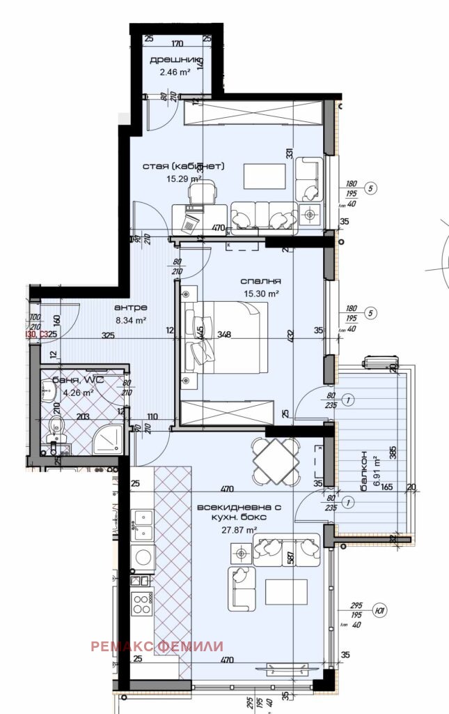 Satılık  2 yatak odası Varna , Mladost 1 , 114 metrekare | 83931346 - görüntü [3]