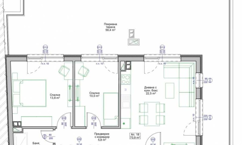 À vendre  2 chambres région Bourgas , Pomorie , 144 m² | 39797900 - image [2]