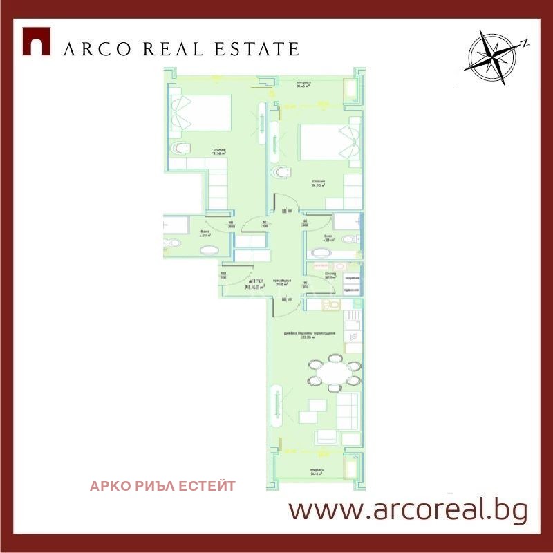 Продава 3-СТАЕН, гр. София, Малинова долина, снимка 2 - Апартаменти - 54145018