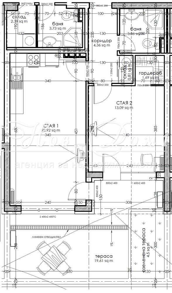 Продаја  1 спаваћа соба Софија , Витоша , 87 м2 | 93368870 - слика [10]