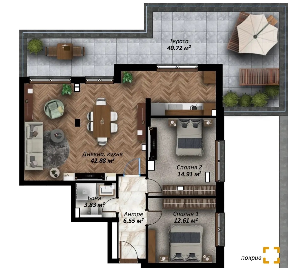 Продава 3-СТАЕН, гр. Стара Загора, Аязмото, снимка 2 - Апартаменти - 56518713