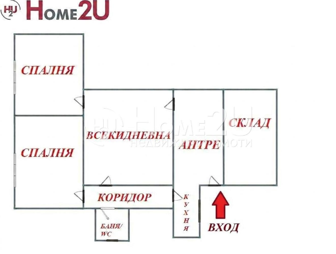 Продава ЕТАЖ ОТ КЪЩА, гр. София, с. Владая, снимка 2 - Етаж от къща - 53707872