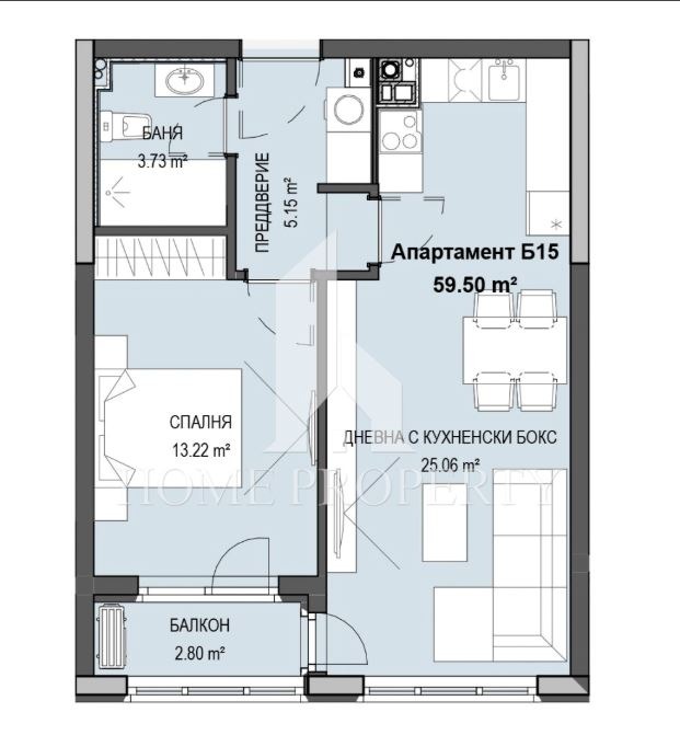 Продава 2-СТАЕН, гр. София, Кръстова вада, снимка 4 - Апартаменти - 52195275