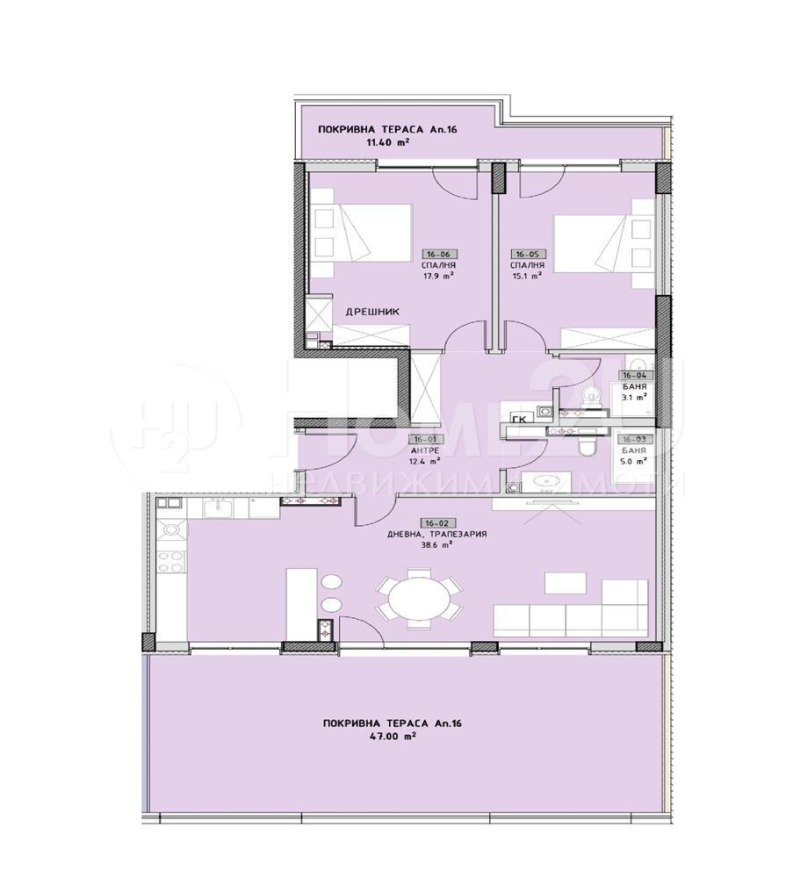 Na prodej  2 ložnice Sofia , Malinova dolina , 184 m2 | 53600190 - obraz [2]