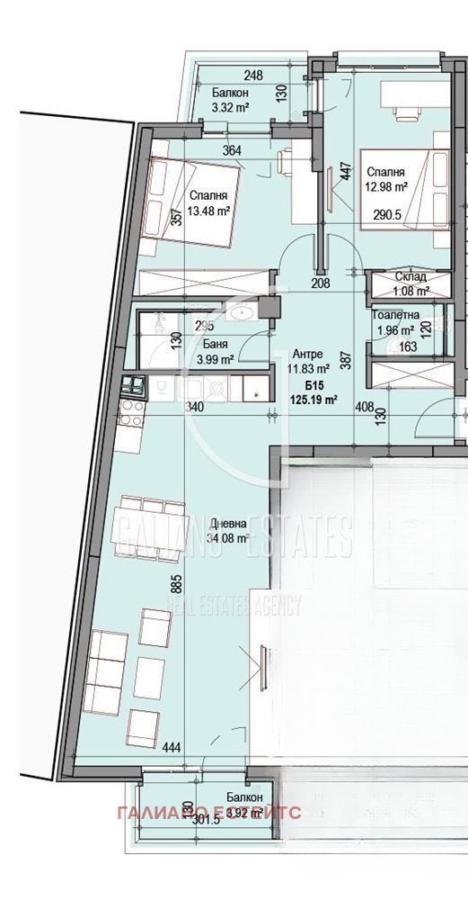 Te koop  2 slaapkamers Sofia , Chadzji Dimitar , 125 m² | 58780217 - afbeelding [2]