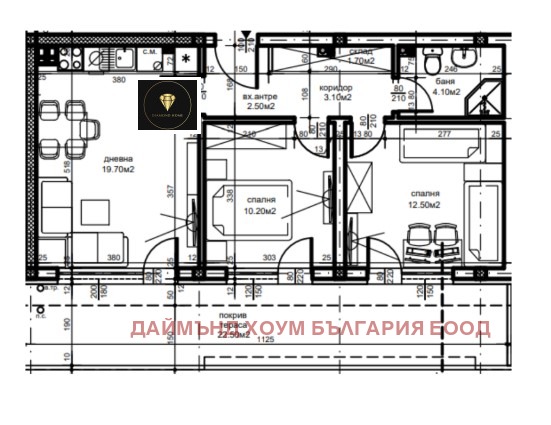 Til salg  2 soveværelser Plovdiv , Belomorski , 97 kvm | 25442596 - billede [2]