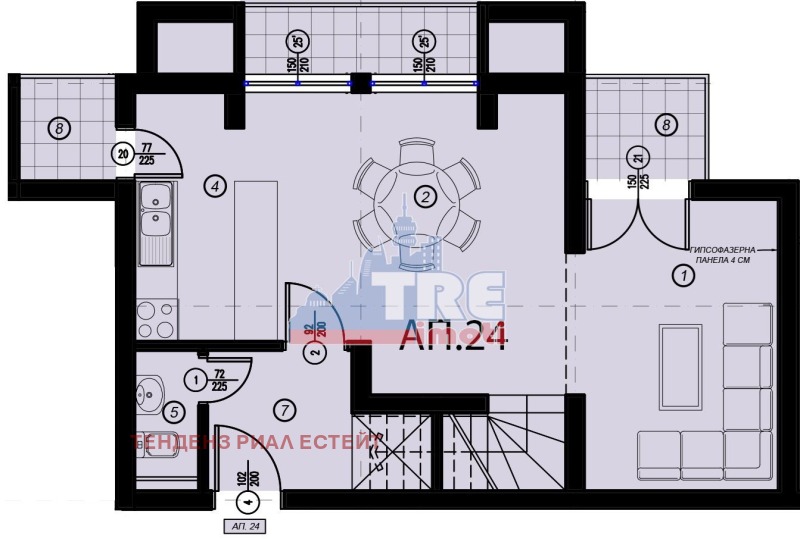 Te koop  2 slaapkamers Sofia , Manastirski livadi , 120 m² | 85217529 - afbeelding [9]