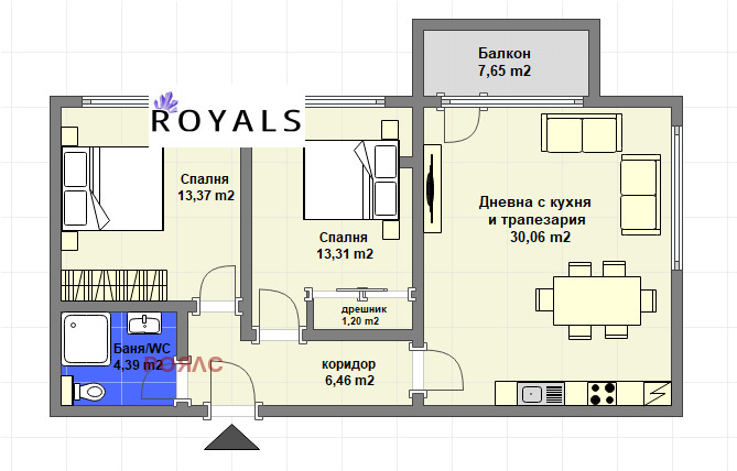 Продава  3-стаен град Варна , Аспарухово , 99 кв.м | 17667390