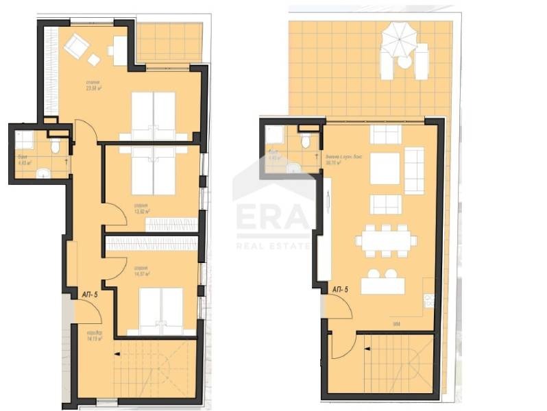 Продава МЕЗОНЕТ, гр. София, в.з.Киноцентъра 3 част, снимка 5 - Aпартаменти - 47529432