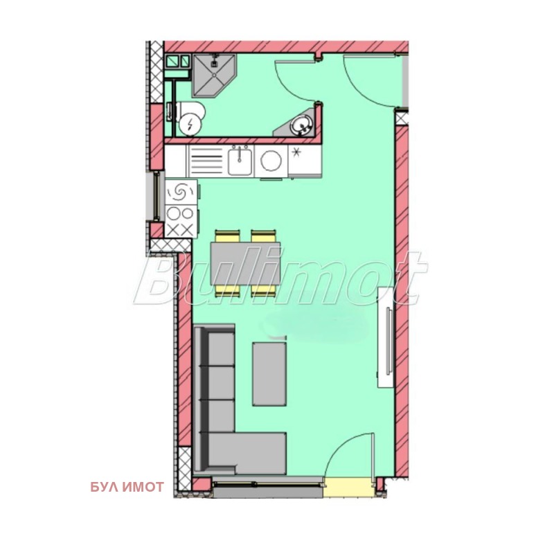 Продава 1-СТАЕН, гр. Варна, Владислав Варненчик 1, снимка 1 - Aпартаменти - 49527200