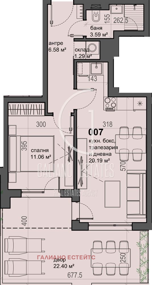 Na prodej  1 ložnice Sofia , Malinova dolina , 81 m2 | 53399376 - obraz [2]
