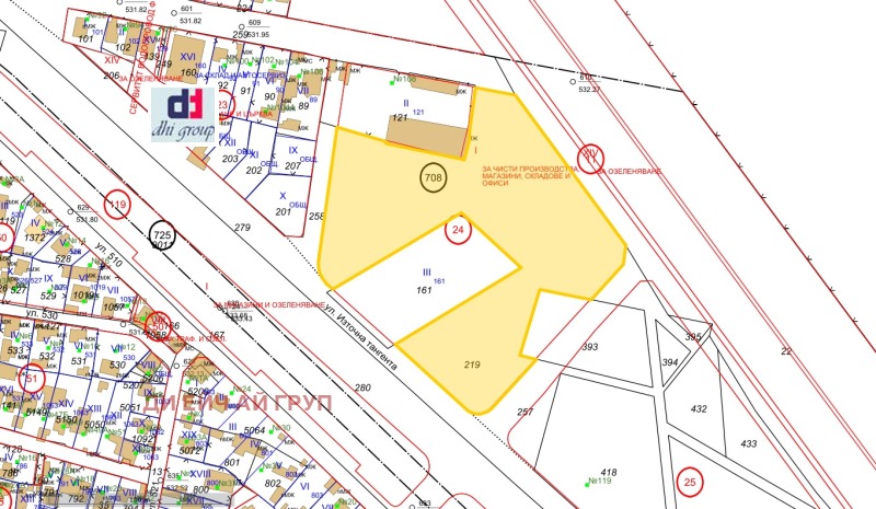 Til salgs  Plott Sofia , Letishte Sofia , 13879 kvm | 59114844 - bilde [3]