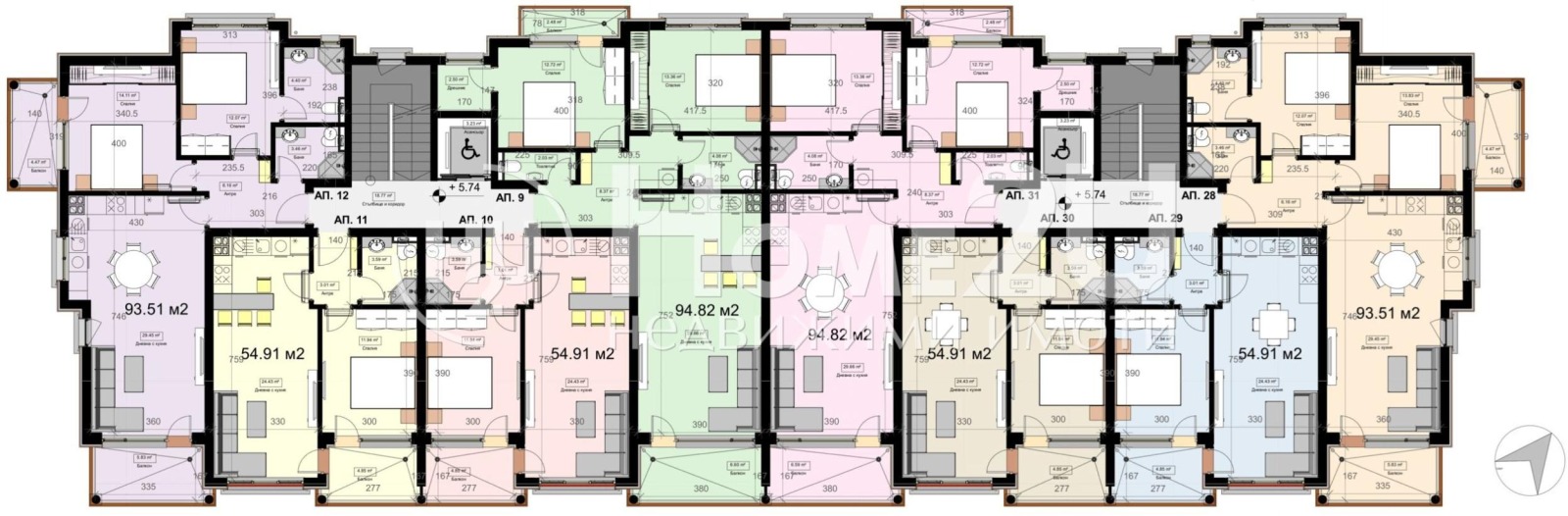 Продава 2-СТАЕН, гр. Варна, к.к. Св.Св. Константин и Елена, снимка 4 - Апартаменти - 53620869