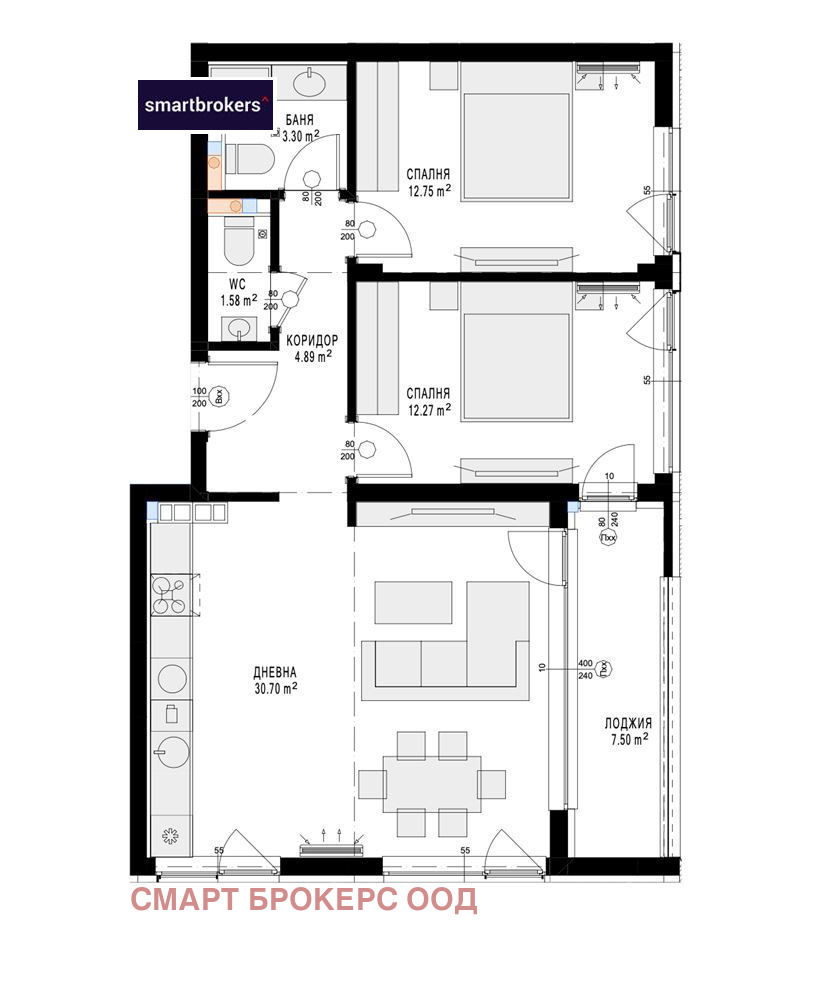 Продава 3-СТАЕН, гр. София, Бъкстон, снимка 6 - Апартаменти - 56197778