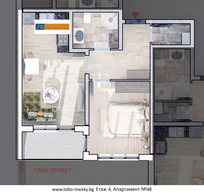 Te koop  1 slaapkamer Sofia , Ljulin 10 , 71 m² | 68212214 - afbeelding [2]