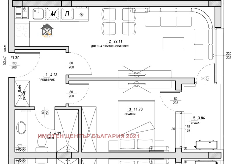 Продава 2-СТАЕН, гр. София, Малинова долина, снимка 4 - Апартаменти - 53073661