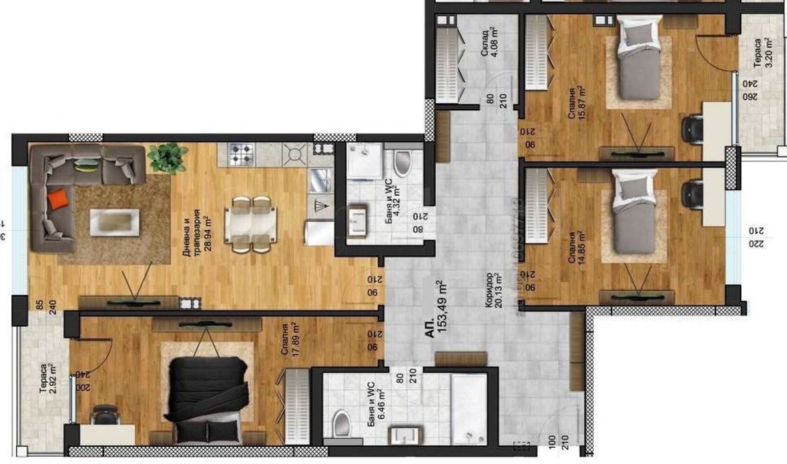 Продава МНОГОСТАЕН, гр. Пловдив, Христо Смирненски, снимка 2 - Апартаменти - 54552185
