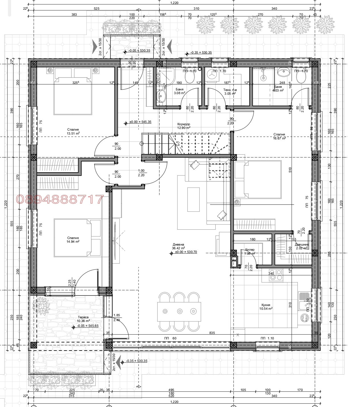 Продава КЪЩА, гр. Костинброд, област София област, снимка 15 - Къщи - 56091536