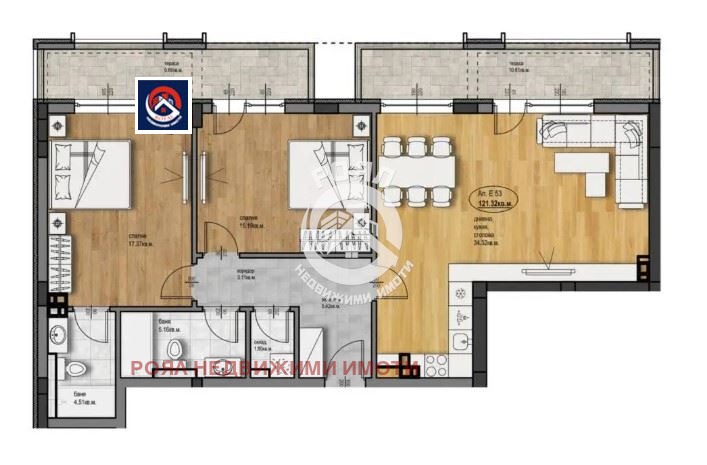 In vendita  2 camere da letto Plovdiv , Zapaden , 141 mq | 74653371 - Immagine [2]