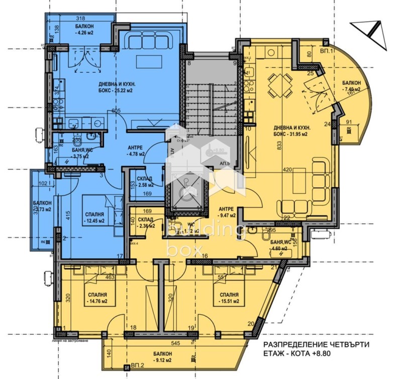 Продава 3-СТАЕН, гр. София, Люлин - център, снимка 4 - Апартаменти - 53045934