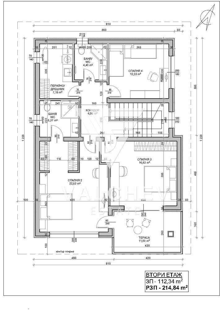 Продава КЪЩА, с. Здравец, област Варна, снимка 9 - Къщи - 48208196