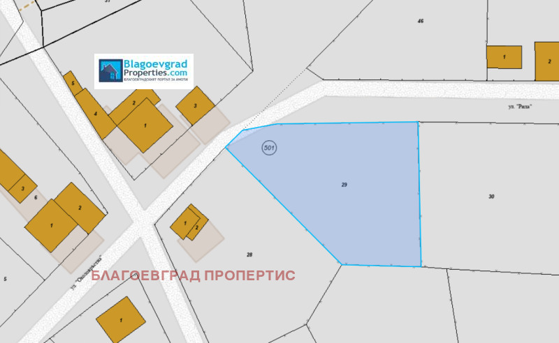 Продава ПАРЦЕЛ в област Благоевград, с. Селище - 1117 кв.м / 55 000 € » 107 570.65 лв., БЛАГОЕВГРАД ПРОПЕРТИС