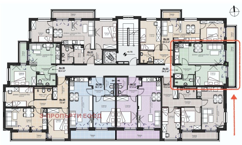 Продава 2-СТАЕН, гр. София, Малинова долина, снимка 8 - Aпартаменти - 47492573