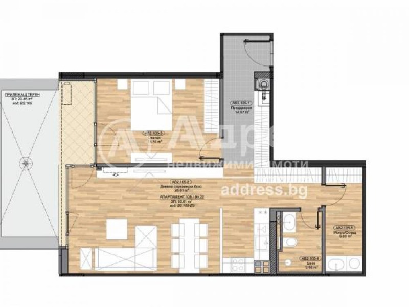 Zu verkaufen  1 Schlafzimmer Sofia , Bojana , 104 qm | 11649649 - Bild [3]