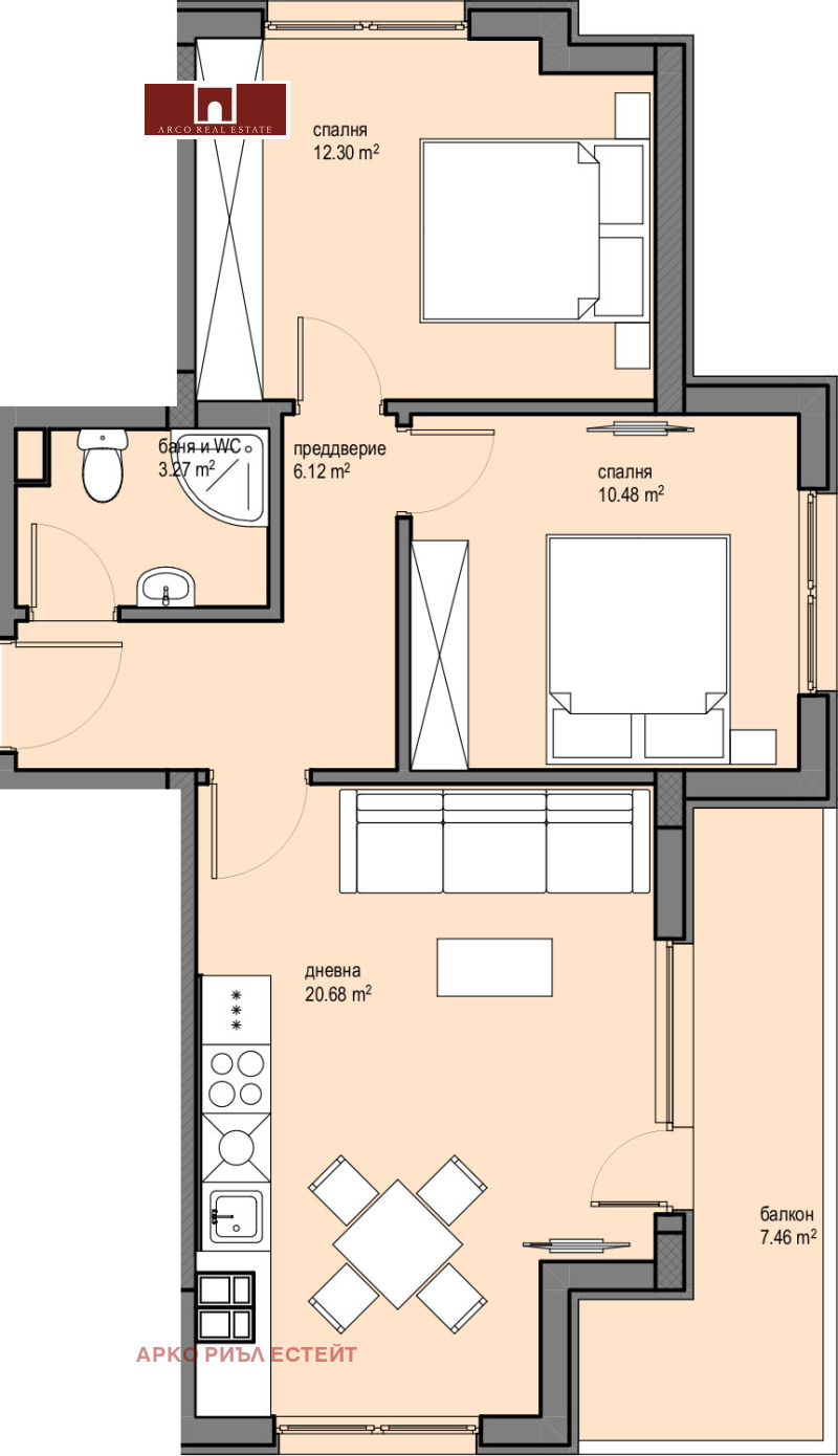 Продава  3-стаен град София , Красна поляна 2 , 83 кв.м | 81336919 - изображение [3]