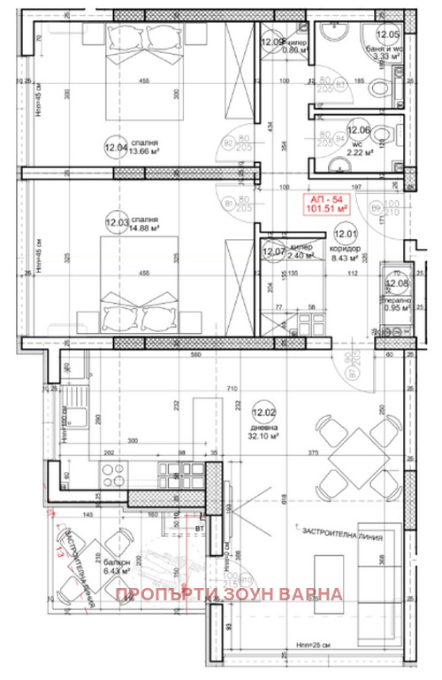 Продава 3-СТАЕН, гр. Варна, Възраждане 4, снимка 3 - Апартаменти - 53687504