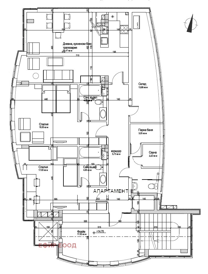 Продава МНОГОСТАЕН, гр. Стара Загора, Център, снимка 2 - Апартаменти - 53707899