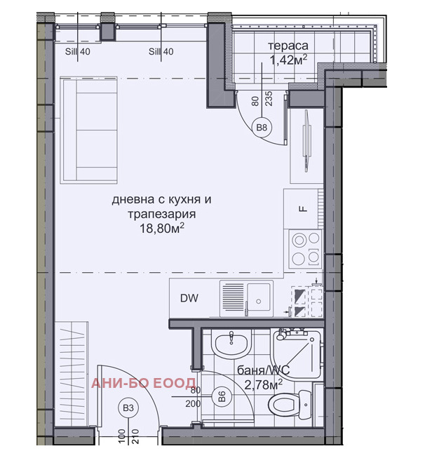 Продава 1-СТАЕН, гр. Варна, Владислав Варненчик 2, снимка 2 - Aпартаменти - 47525644