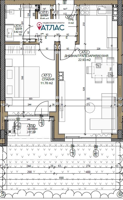 Продава  2-стаен град София , Витоша , 63 кв.м | 43053567 - изображение [5]